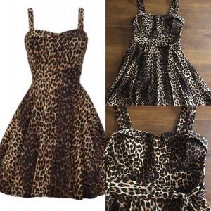 Pinup Leopard print Dress